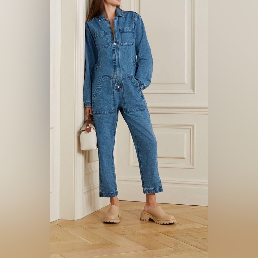 Still here Selma Denim Jumpsuit